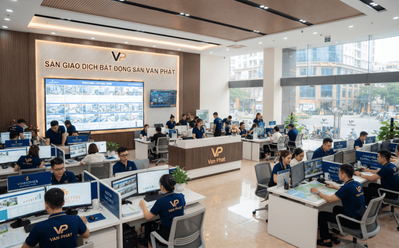 Real estate trading floor